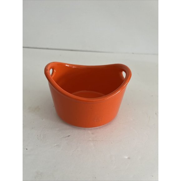 Rachael Ray Kitchen Rachel Ray G4 Ramekins 10 Oz Orange Bowl Nice